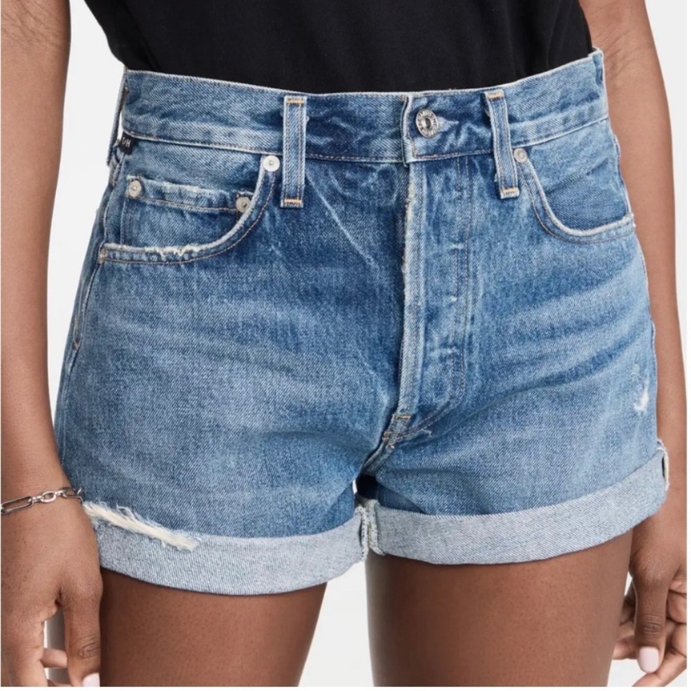 NWT Citizens of Humanity Annabelle Relaxed Cuffed Shorts in Porto 31